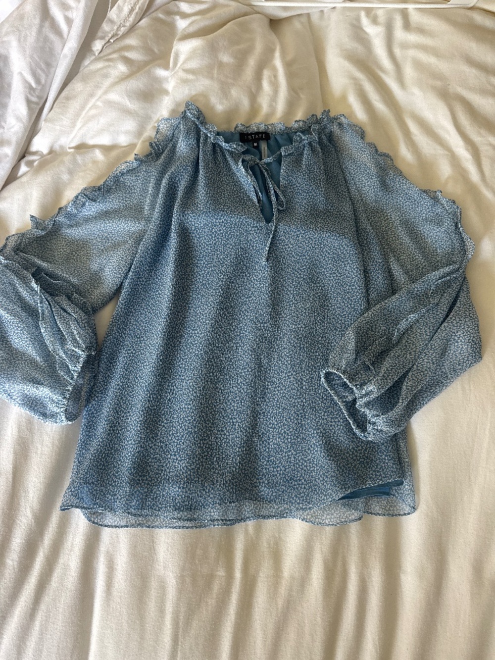 1.State Blue Blouse